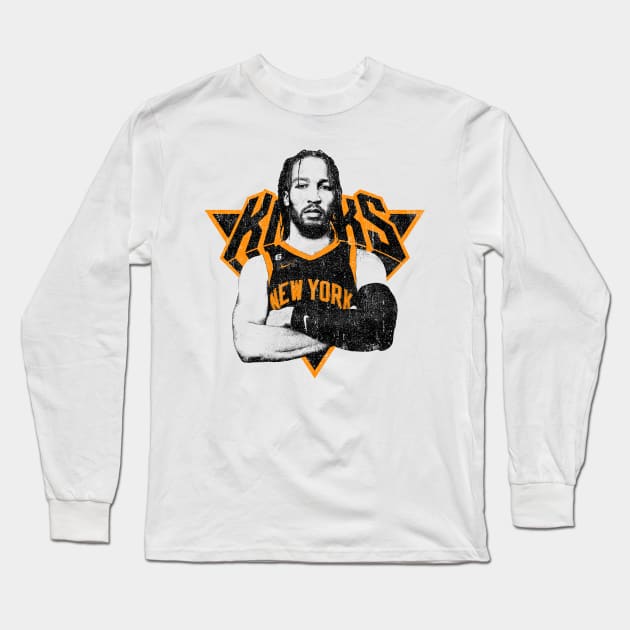 Jalen Brunson (Variant) Long Sleeve T-Shirt by huckblade